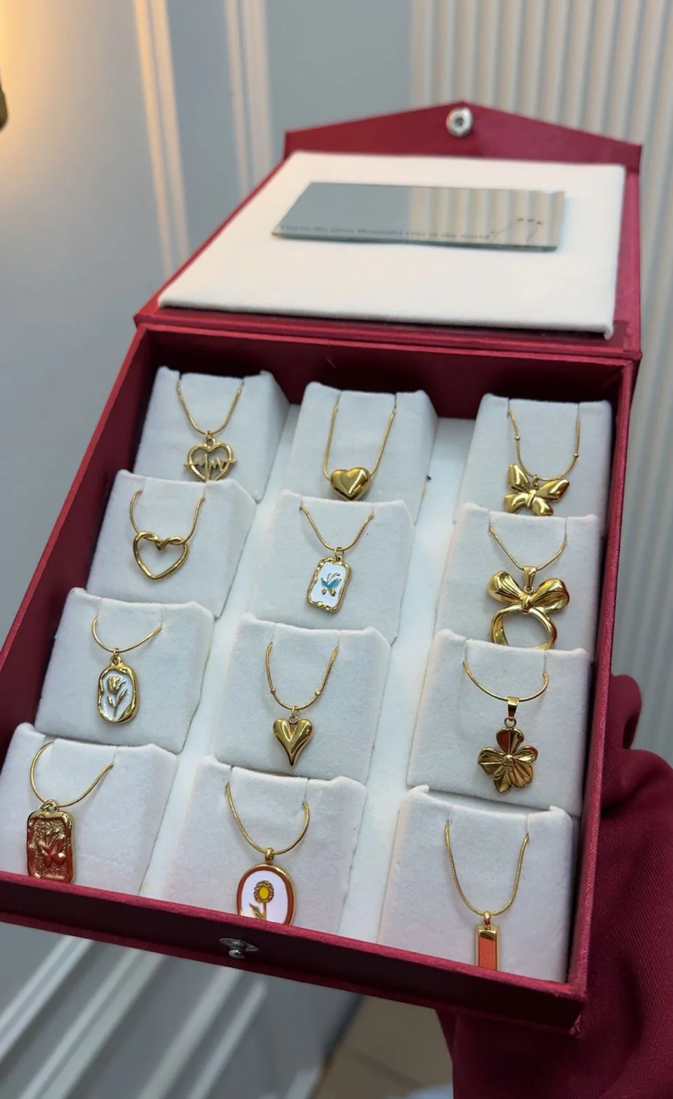 12 Golden Necklace set - Image 5