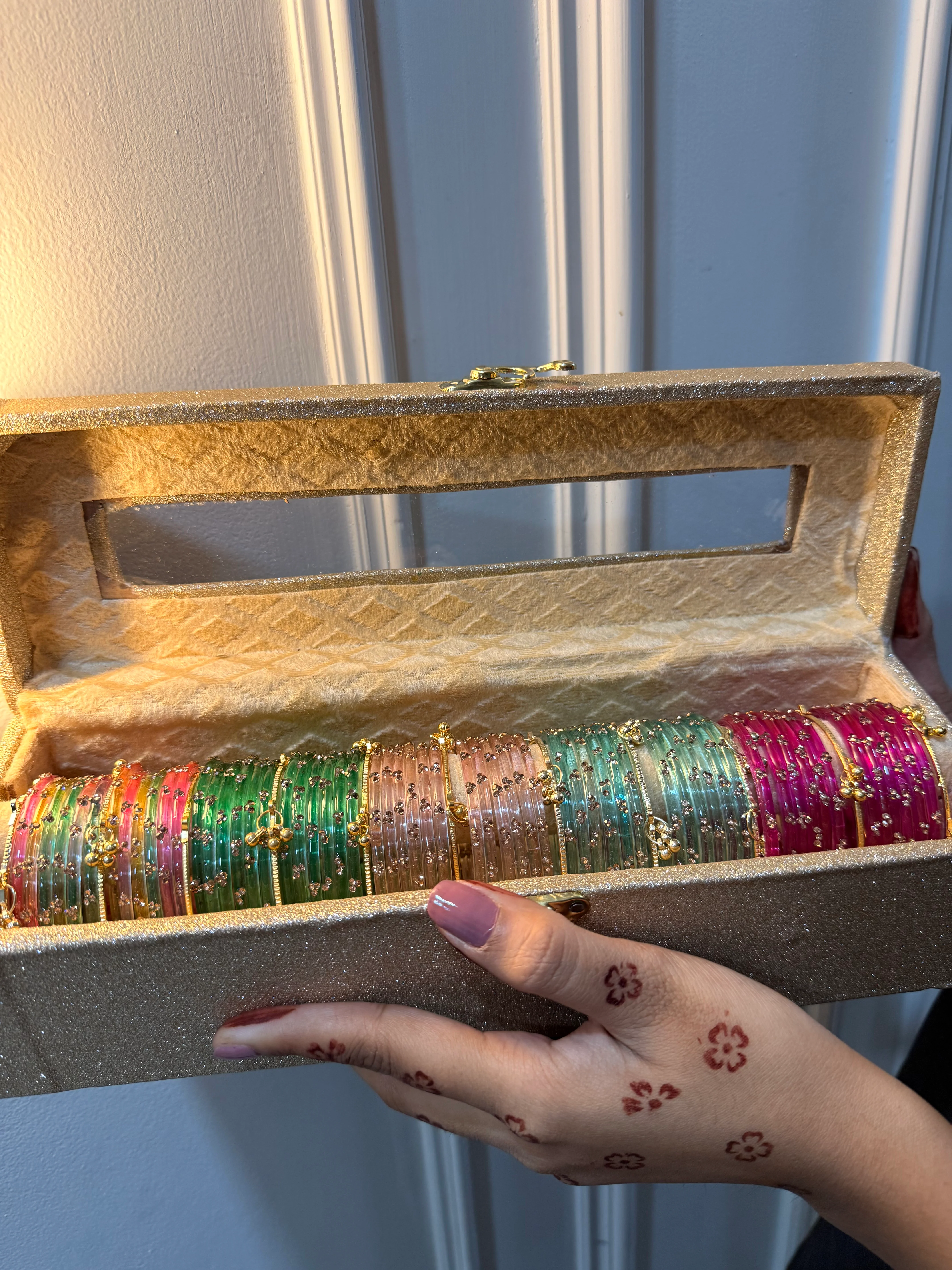 60 Diamond Bangles with Ghungroo Bangles - Image 4