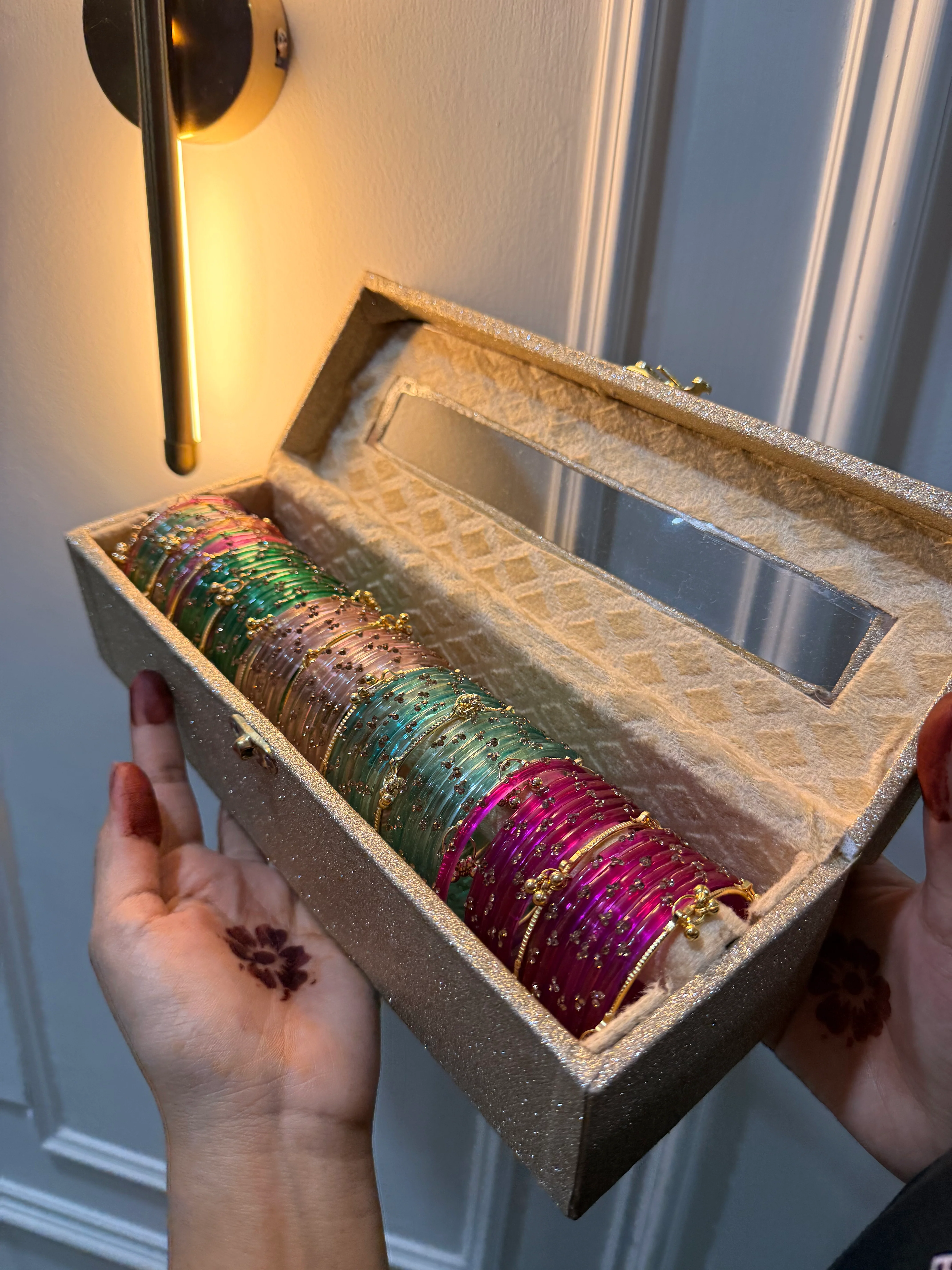 60 Diamond Bangles with Ghungroo Bangles - Image 5