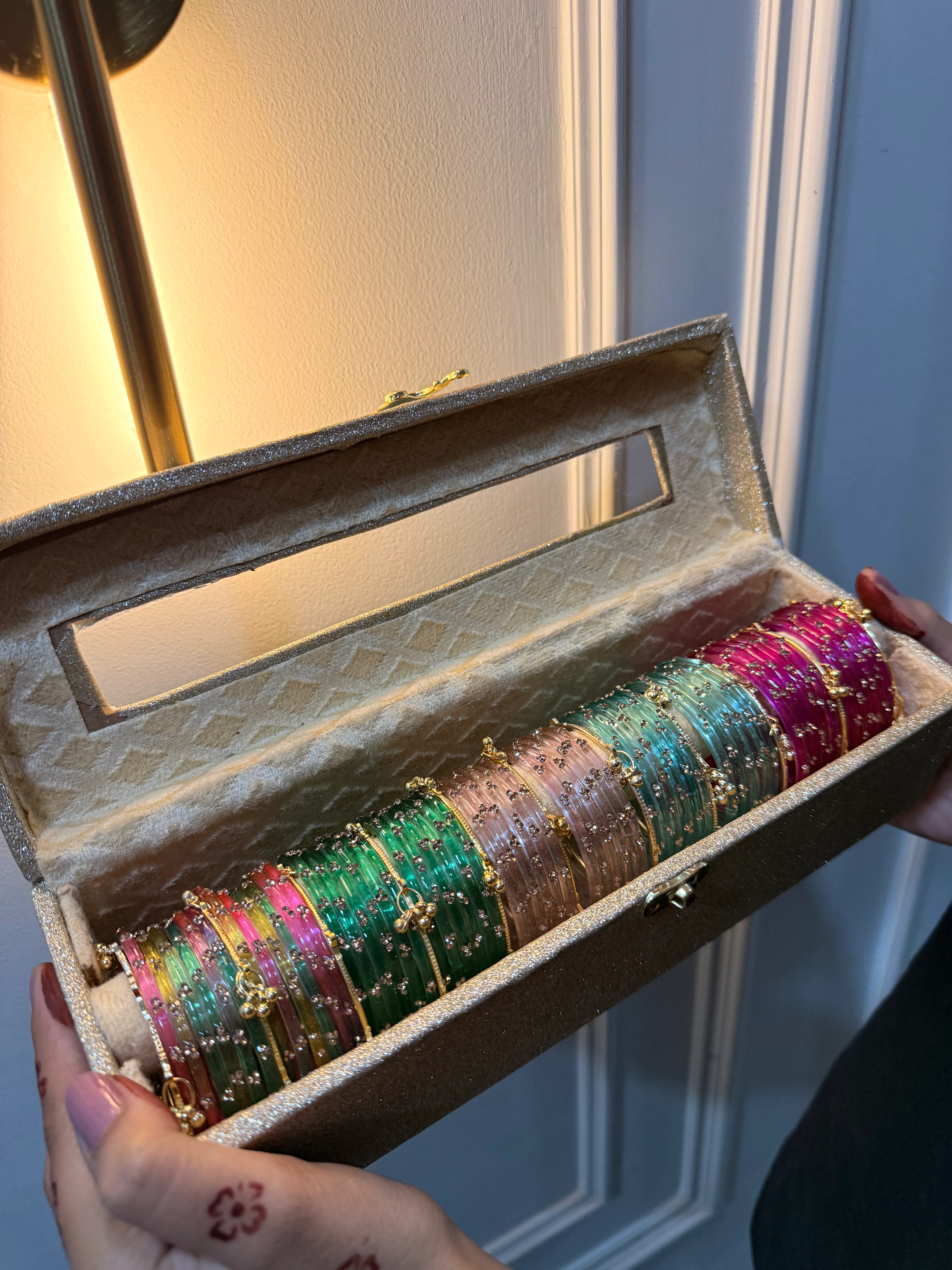 60 Diamond Bangles with Ghungroo Bangles - Image 6