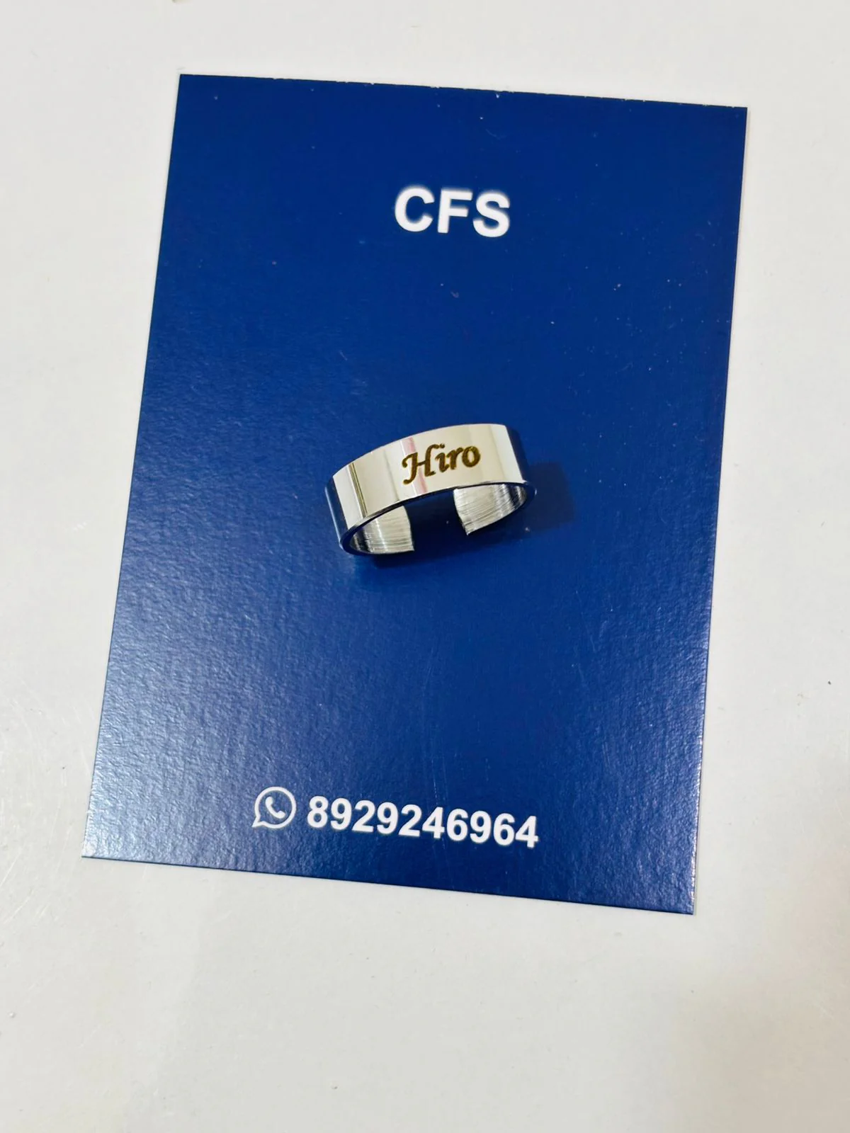 Adjustable Name RIng - Image 2