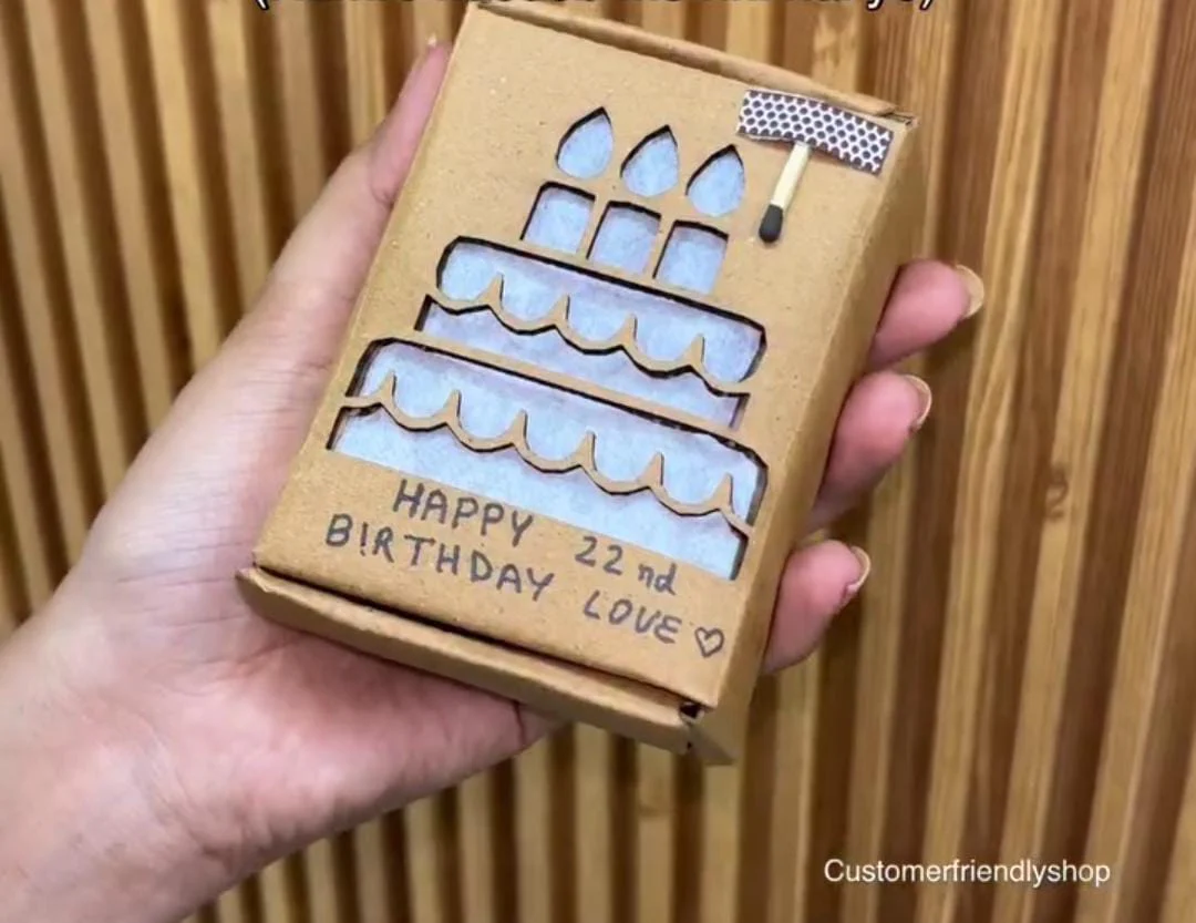 Burning bday box with ring - Image 2