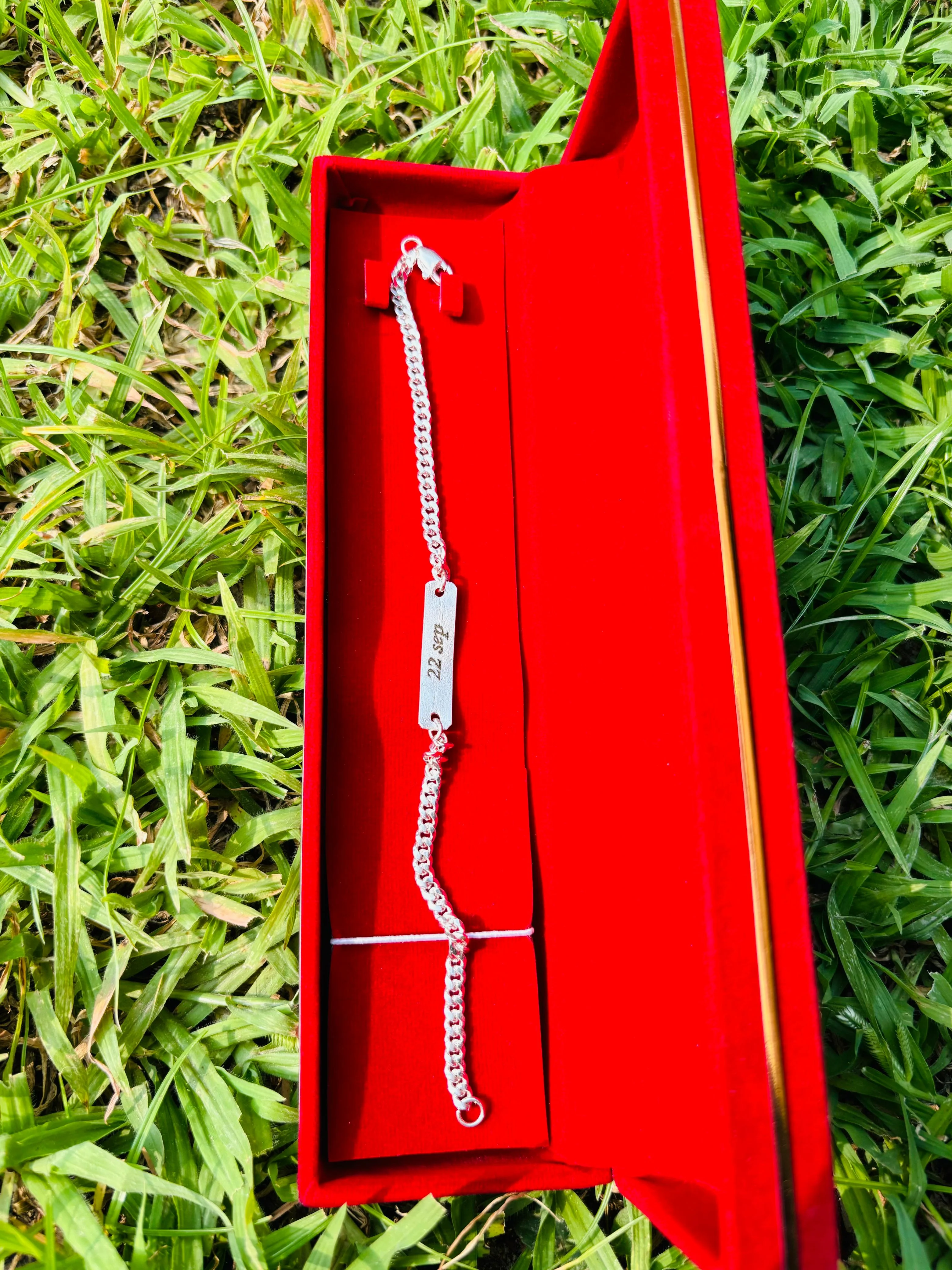 Personalised Original Silver(Chandi) Name Bracelet - Image 6
