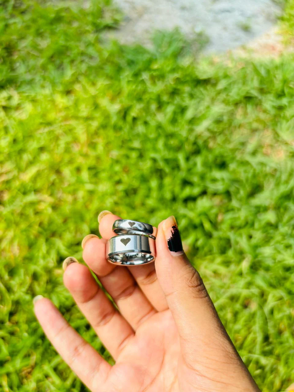 Personalized Couples Ring (set of two) - Image 5