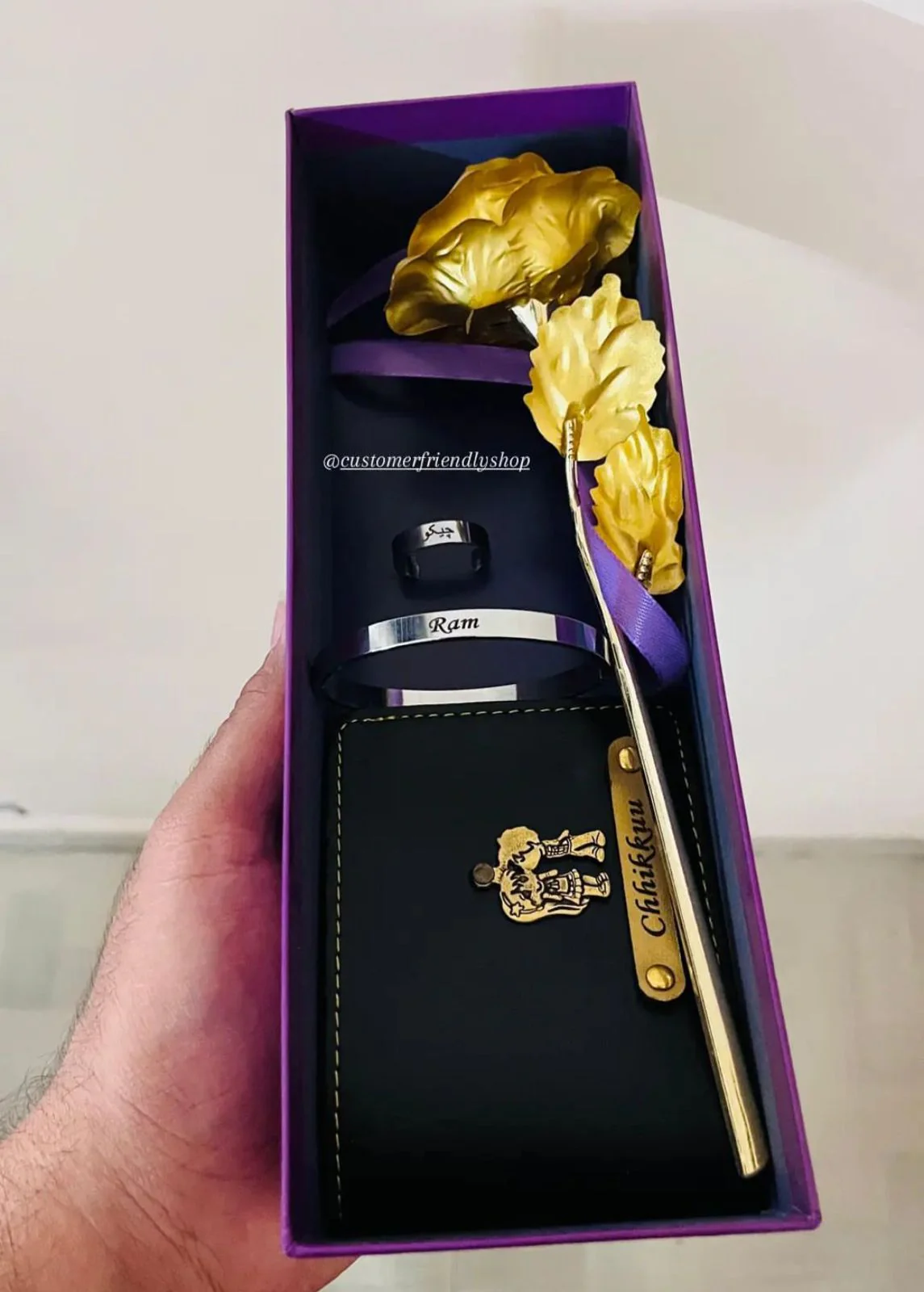 Personalized Rose Hamper - Image 3