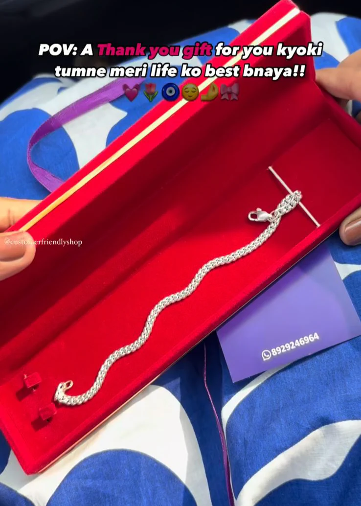 Pure Silver Chain Bracelet - Image 4